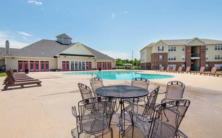 2909 oliver apartments wichita kansas resort style pool and clubhouse